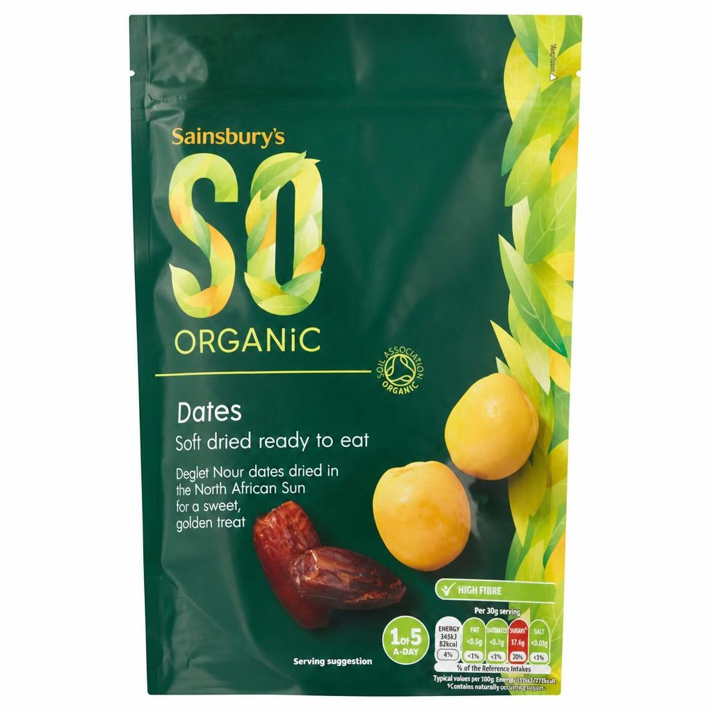 Sainsbury's Dates, SO Organic 250g