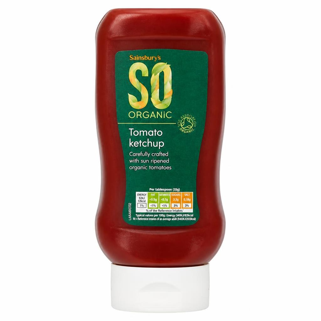 Sainsbury's Tomato Ketchup Sauce, SO Organic 460g