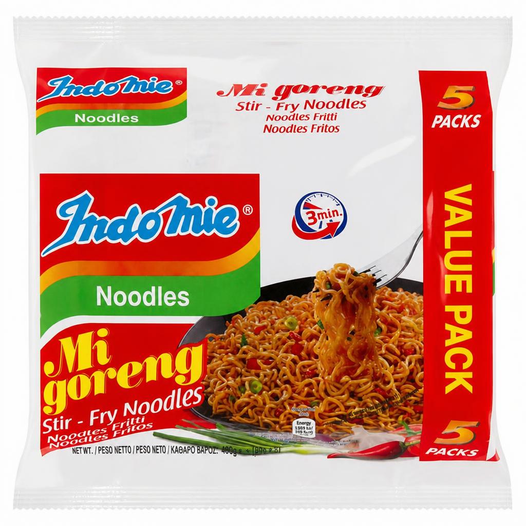 Indomie Mi Goreng Stir Fry Noodles 5 x 80g
