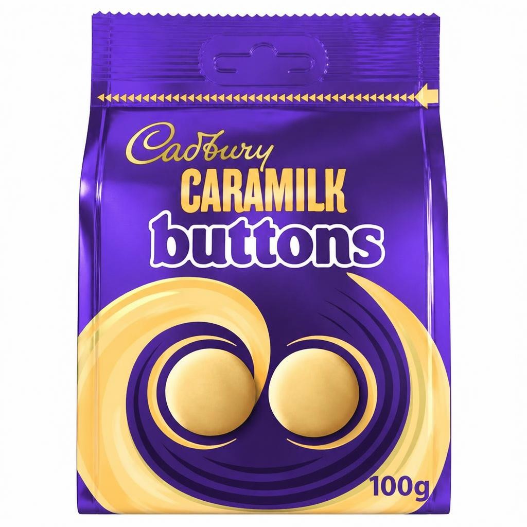 Cadbury Caramilk Golden Caramel Chocolate Buttons Pouch 105g