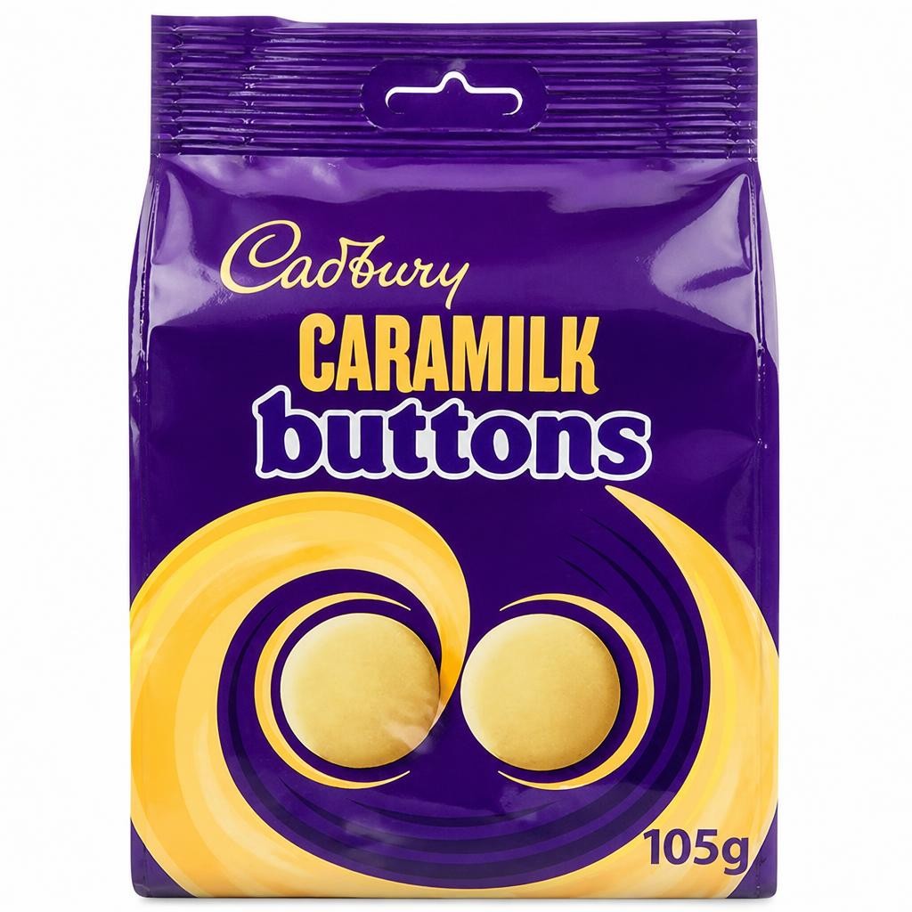 Cadbury Caramilk Golden Caramel Chocolate Buttons Pouch 105g