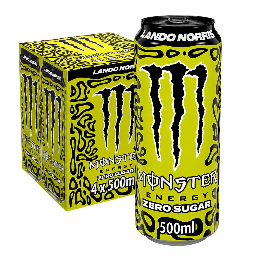 Monster Energy Drink Lando Norris Zero Sugar 4 x 500ml