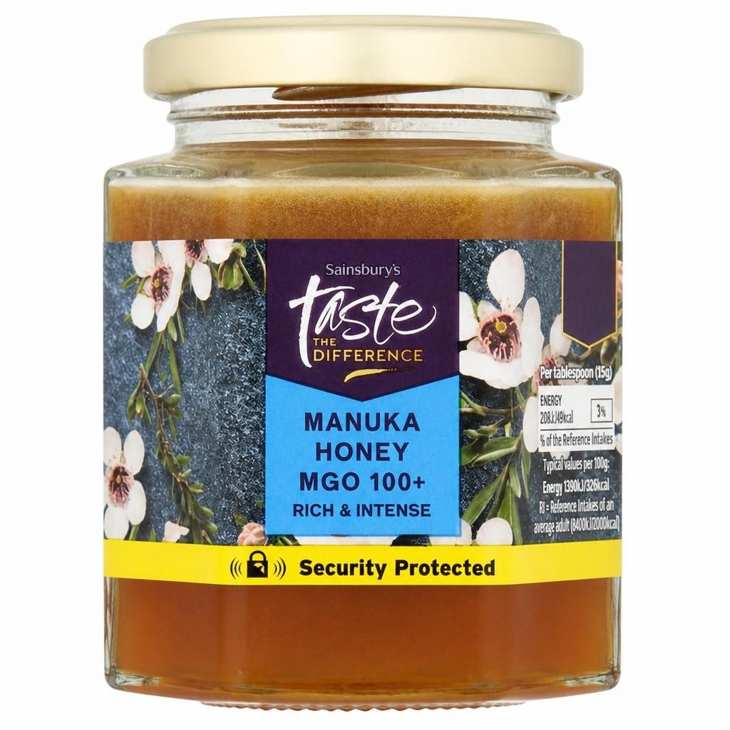 Sainsbury's MGO 100+ Manuka Honey, Taste the Difference 225g