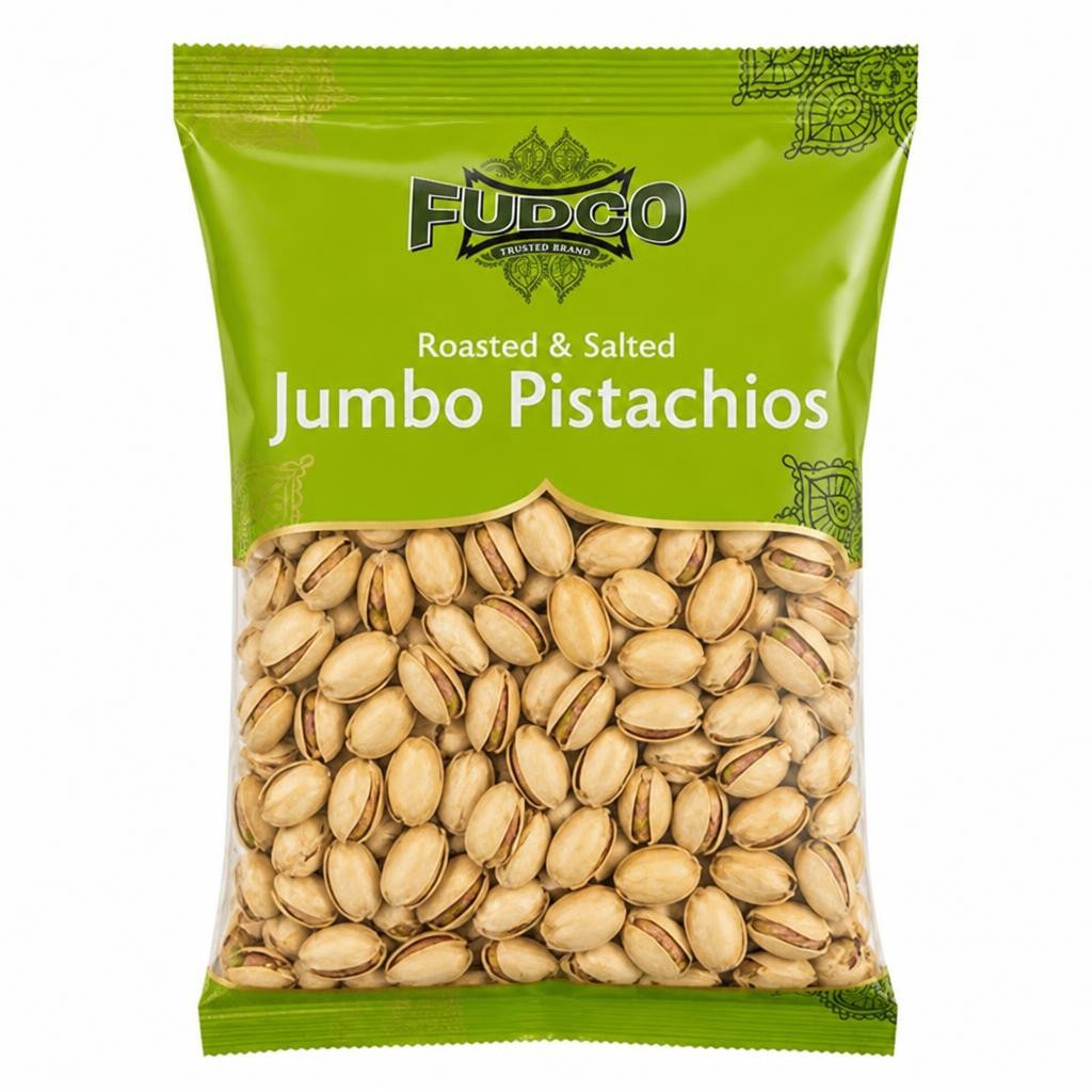Fudco Roasted & Salted Jumbo Pistachios 500g