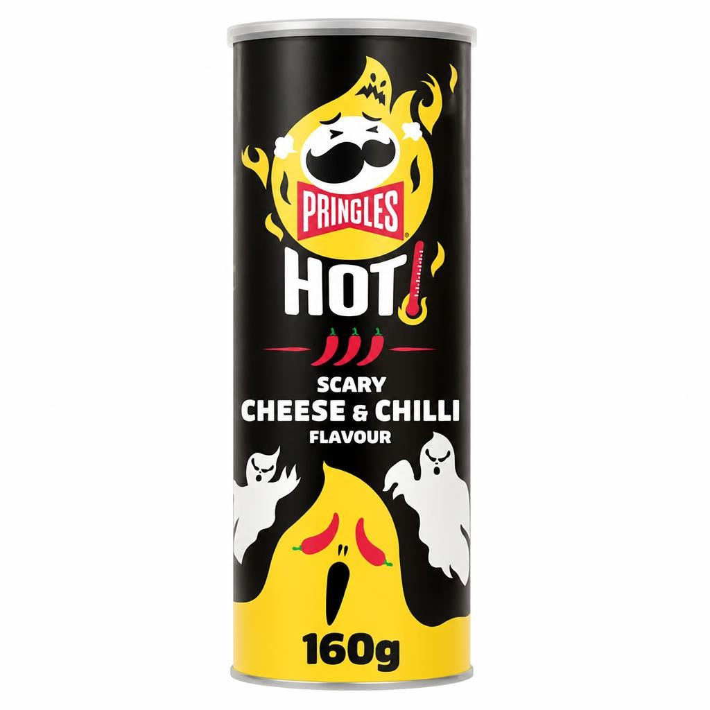 Pringles Hot Flamin' Cheese Sharing Crisps 160g