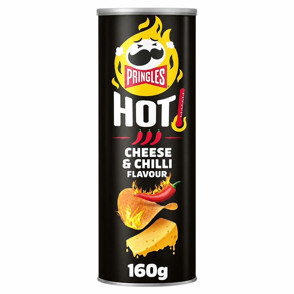 Pringles Hot Flamin' Cheese Sharing Crisps 160g
