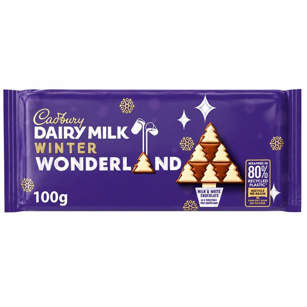 Cadbury Dairy Milk Christmas Winter Wonderland Chocolate Bar 100g