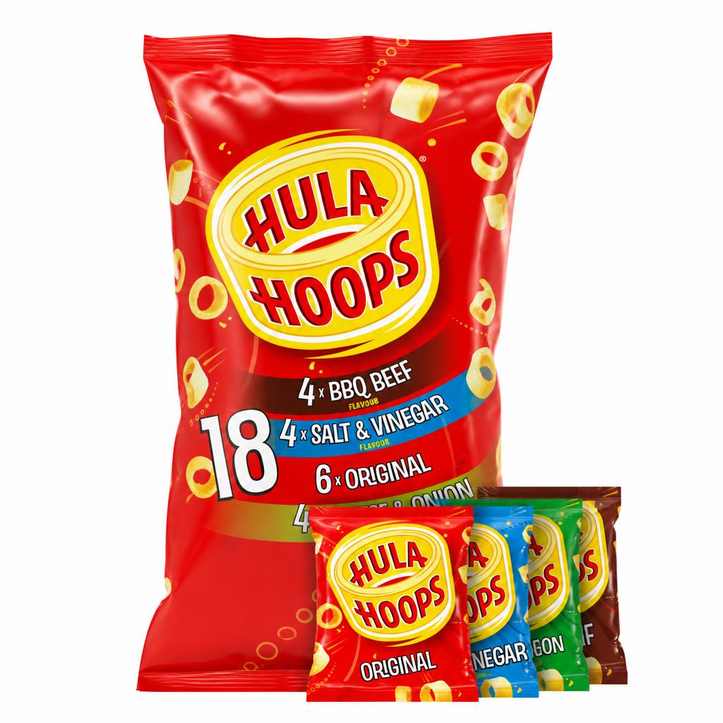 Hula Hoops Variety Multipack Crisps x18