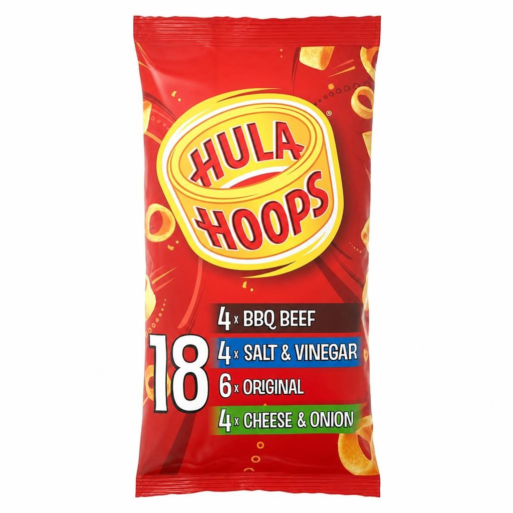 Hula Hoops Variety Multipack Crisps x18