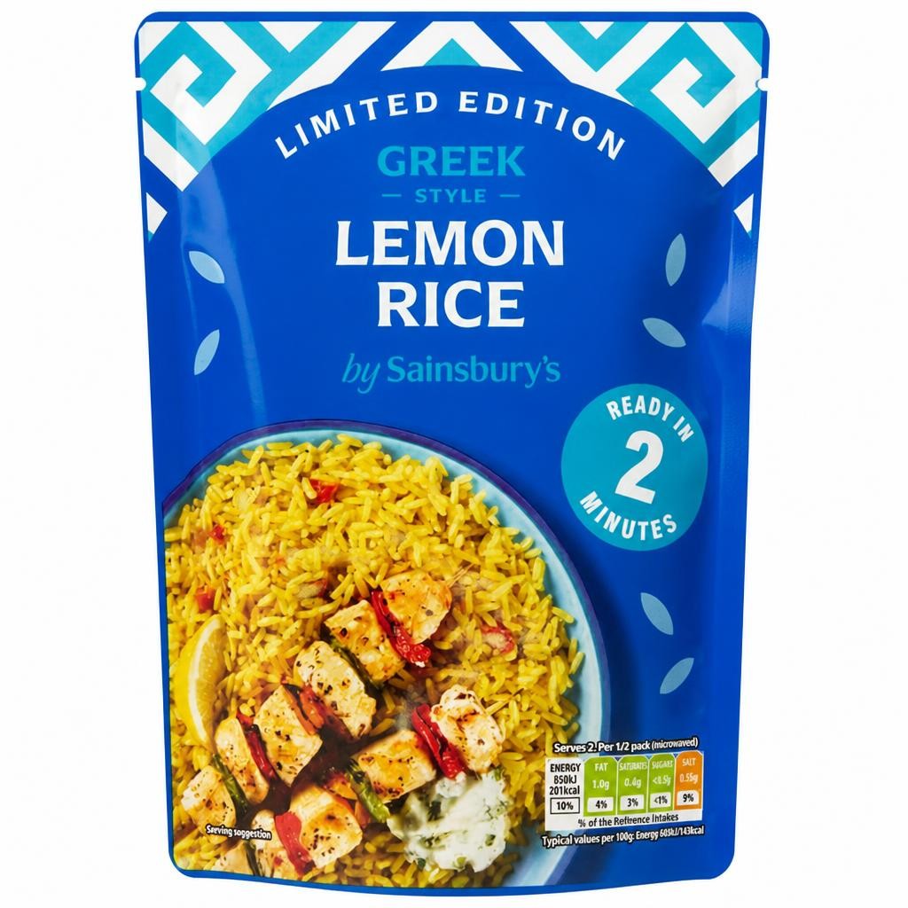 Sainsbury's Greek Style Lemon Rice, Limited Edition 250g