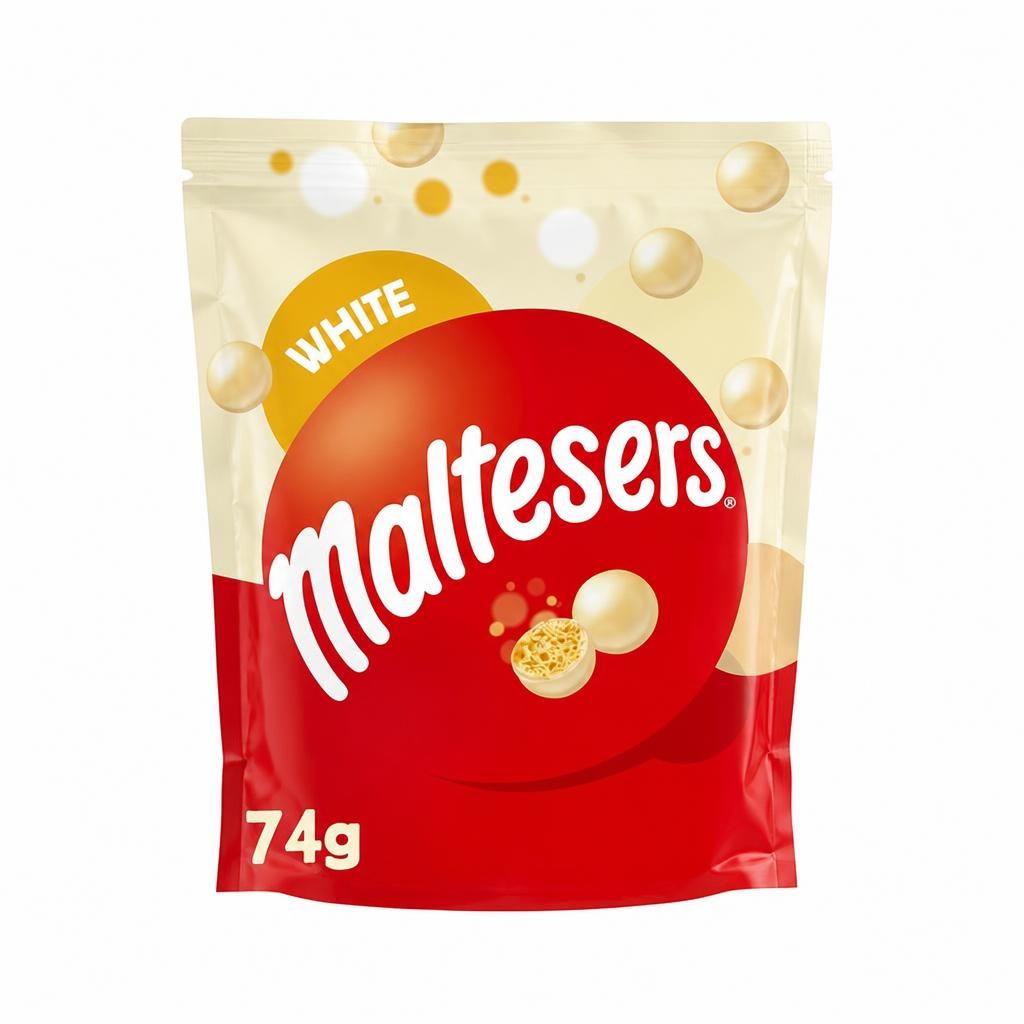 Maltesers White Chocolate & Honeycomb Pouch 74g