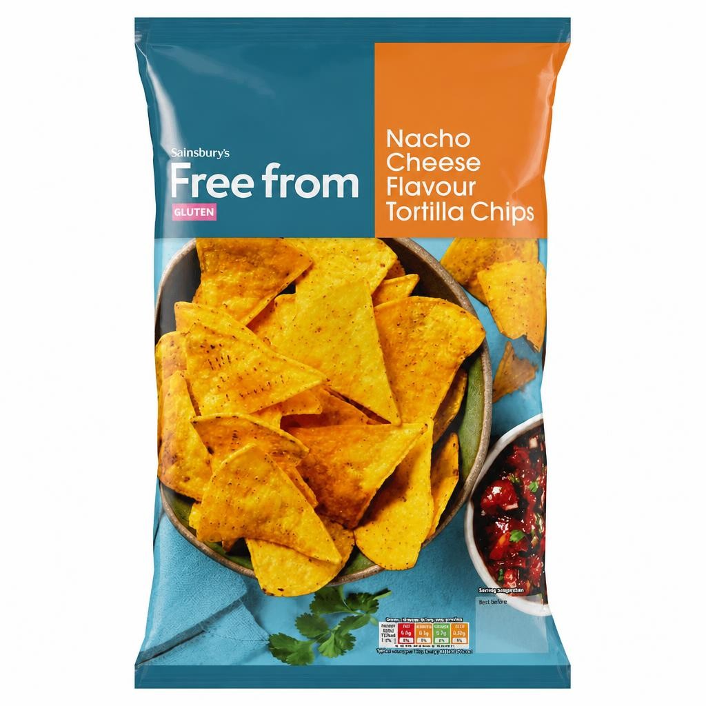 Sainsbury's Free From Nacho Tortilla Chips 200g