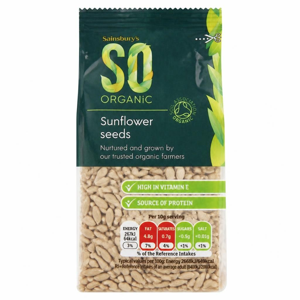 Sainsbury's Sunflower Seeds, SO Organic 100g