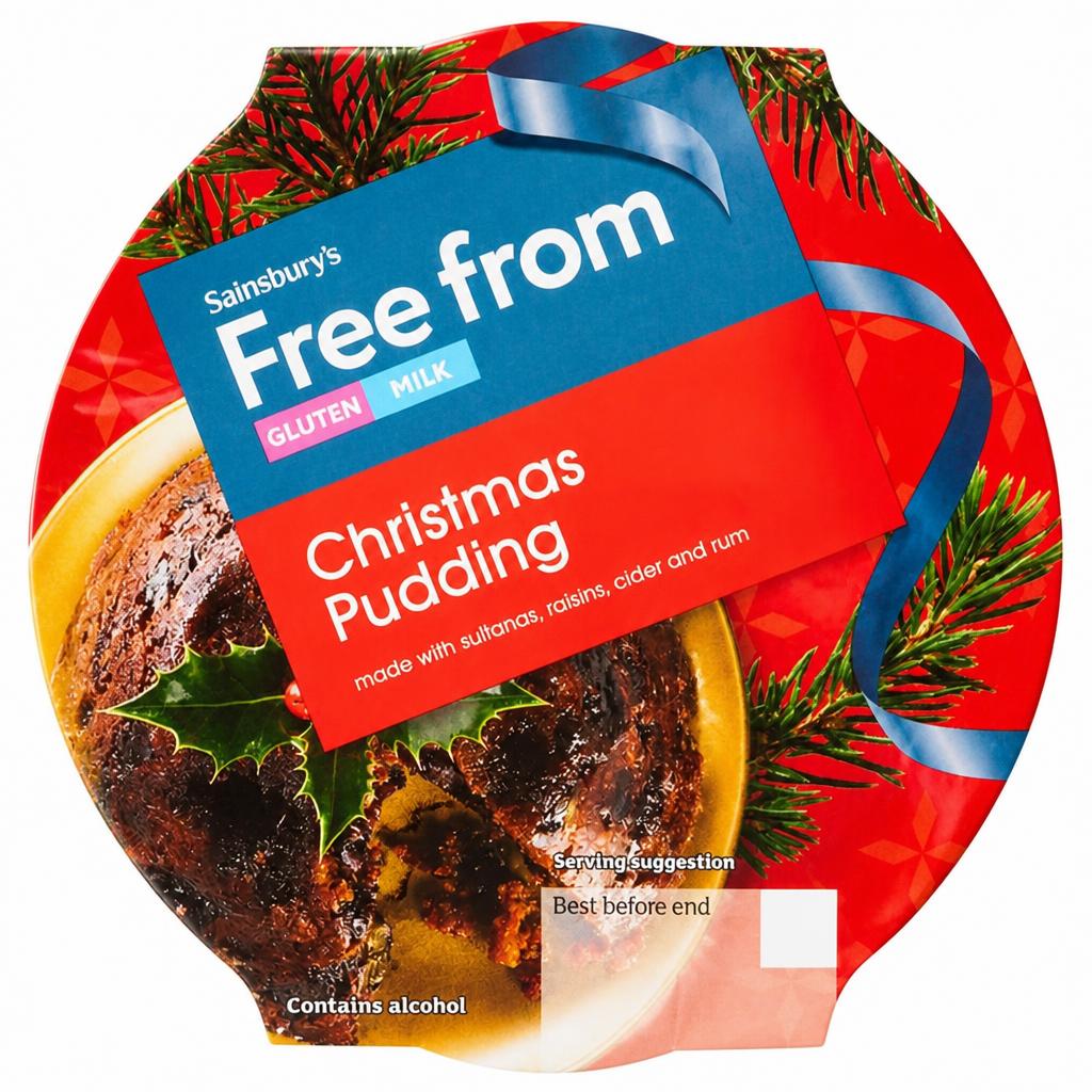Sainsbury's Free From Christmas Pudding 400g