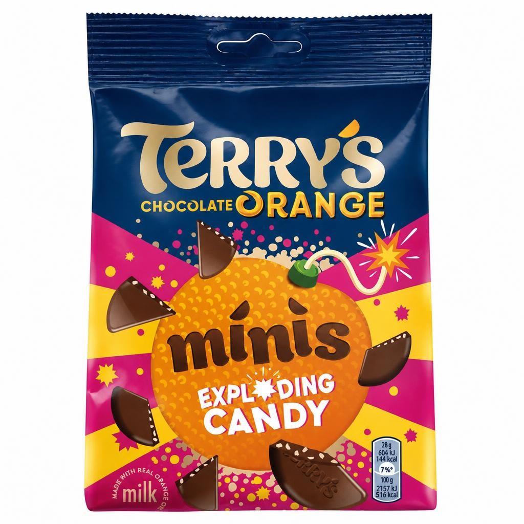 Terry's Chocolate Orange Exploding Candy Minis 105g