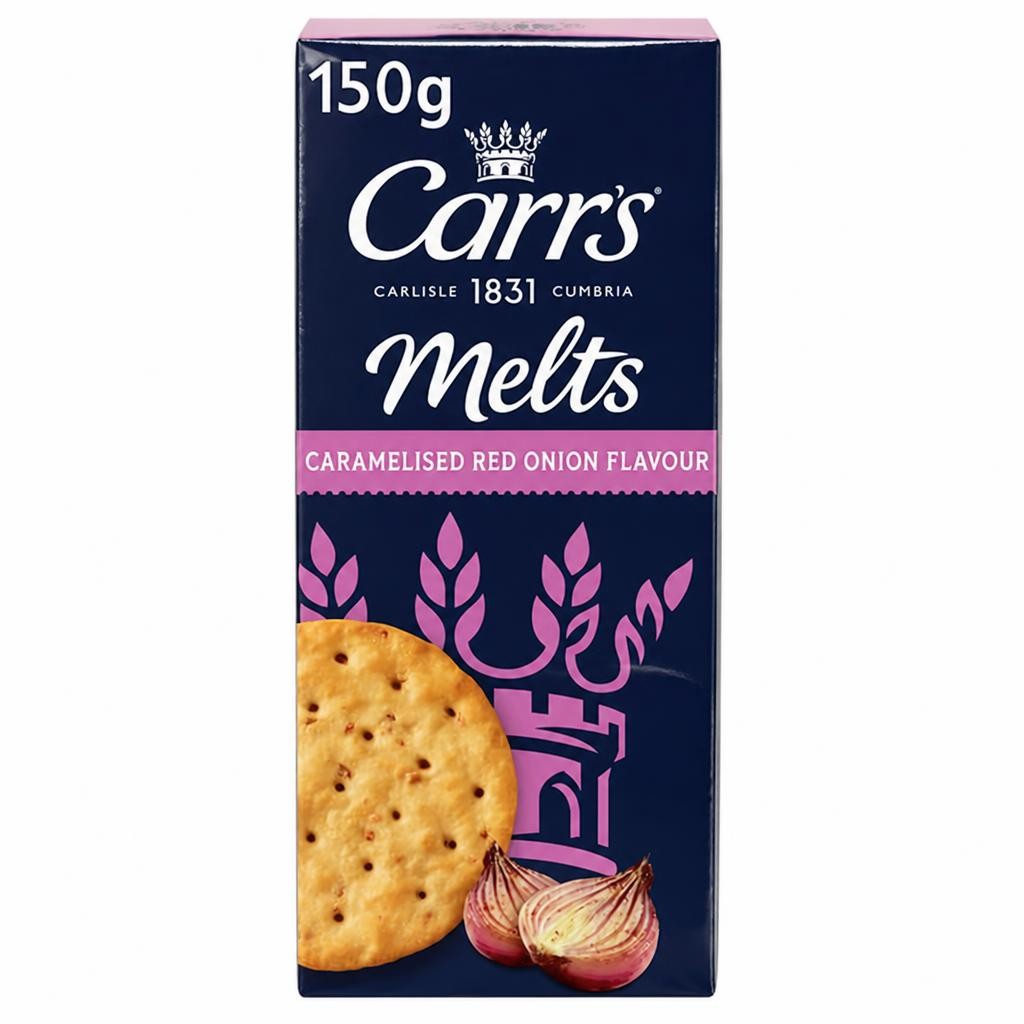 Carr's Melts Caramelised Red Onion Crackers 150g