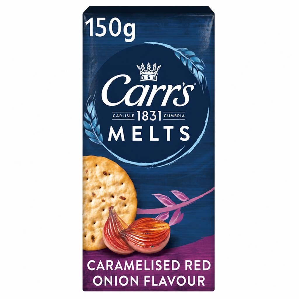 Carr's Melts Caramelised Red Onion Crackers 150g