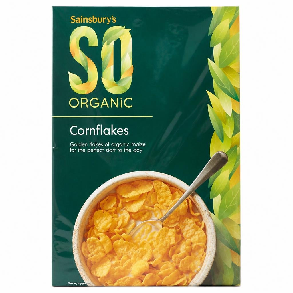 Sainsbury's Cornflakes, SO Organic 375g