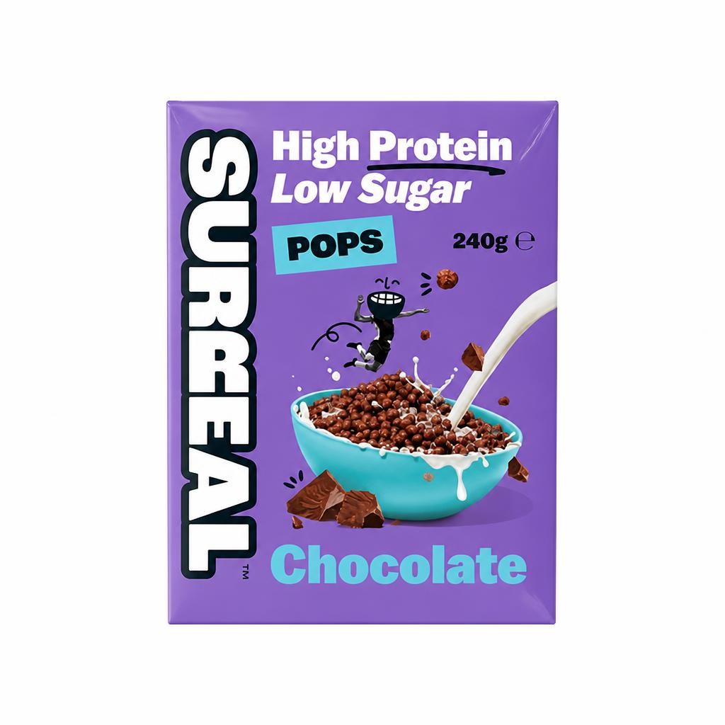 Surreal High Protein Low Sugar Pops Chocolate 240g
