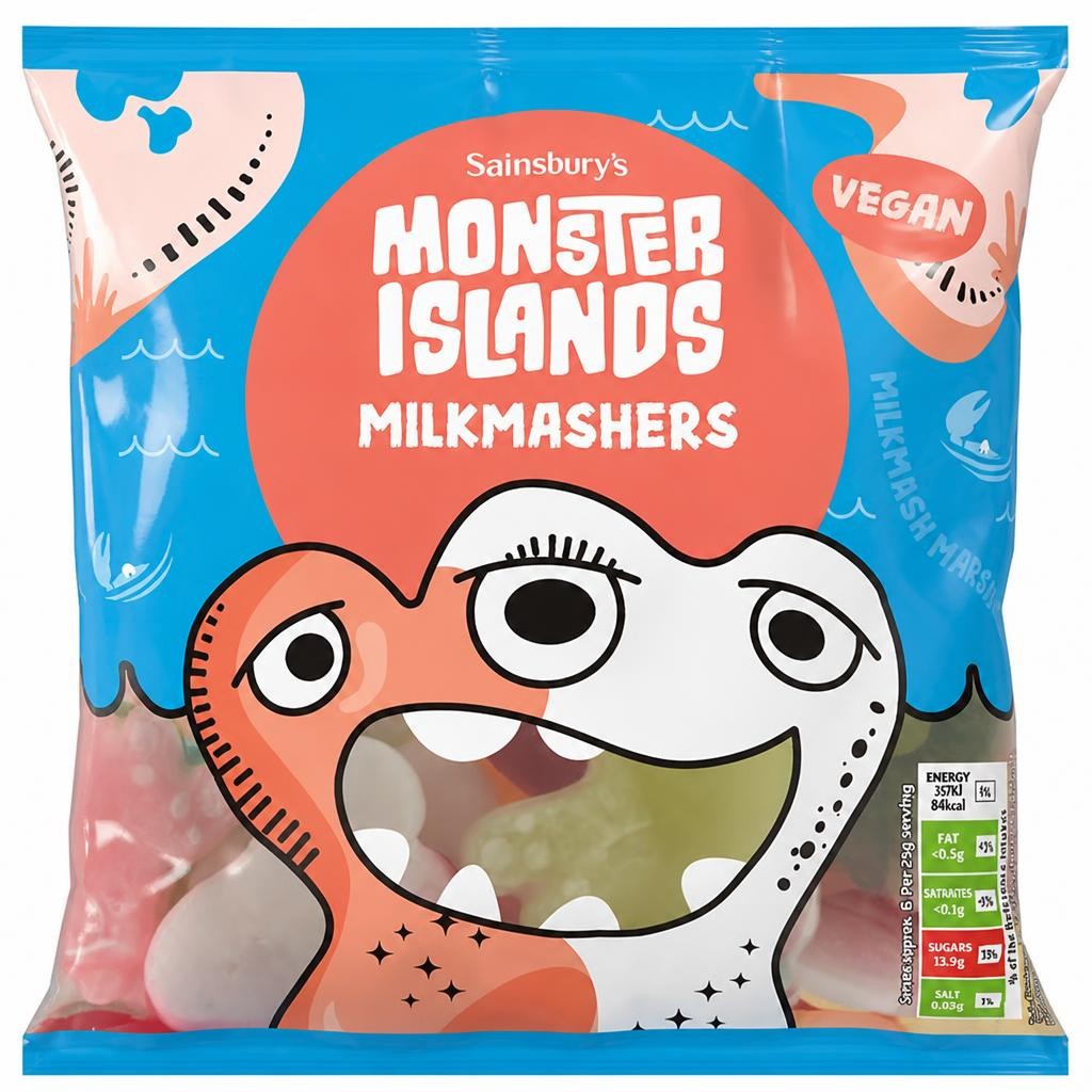 Sainsbury's Monster Islands Milkmashers 150g