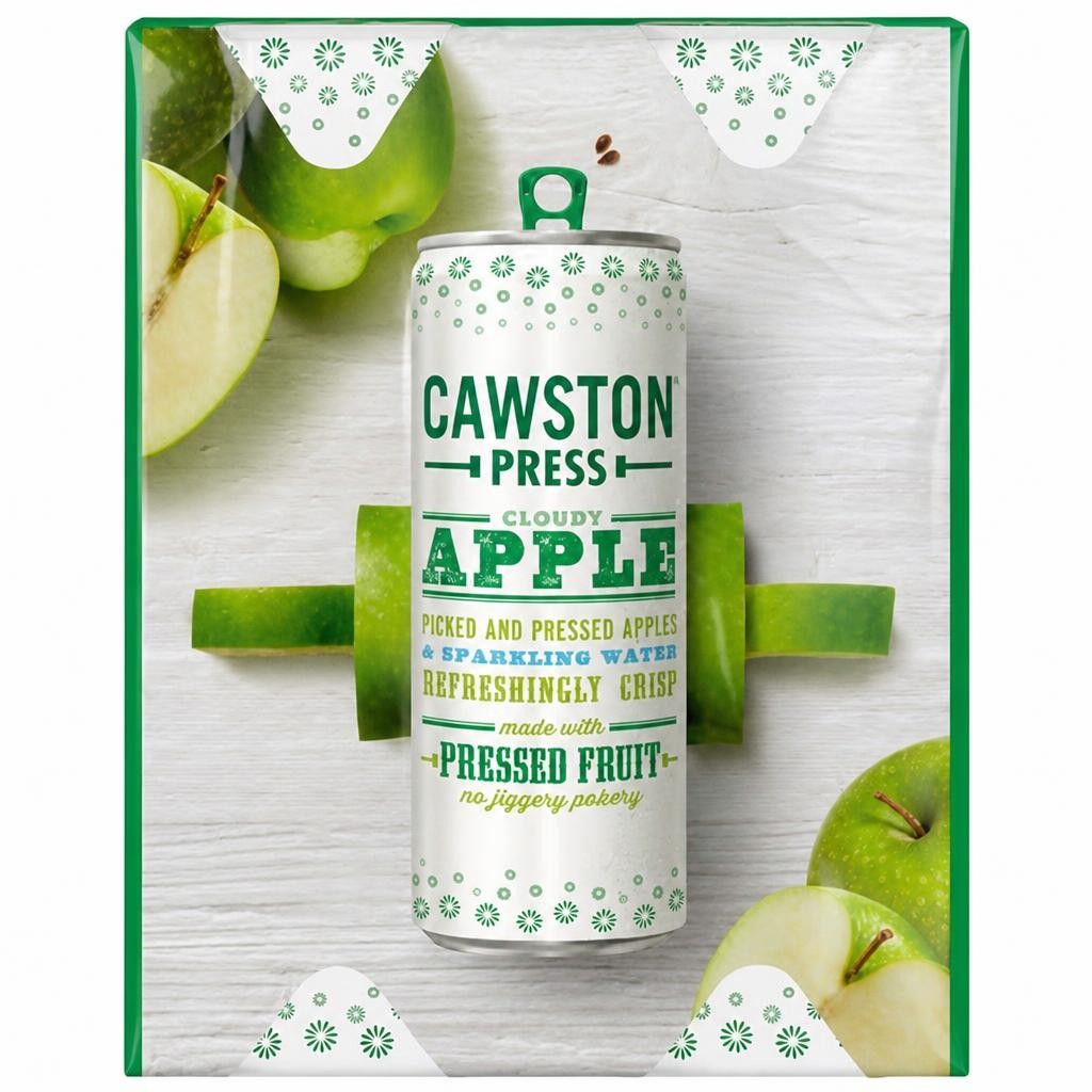 Cawston Press Cloudy Apple 4 x 250ml