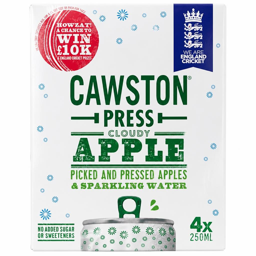 Cawston Press Cloudy Apple 4 x 250ml