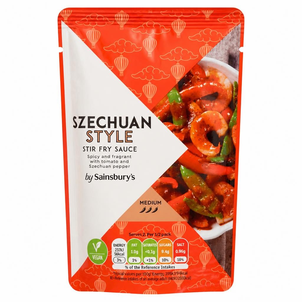 Sainsbury's Szechuan Stir Fry Sauce 120g