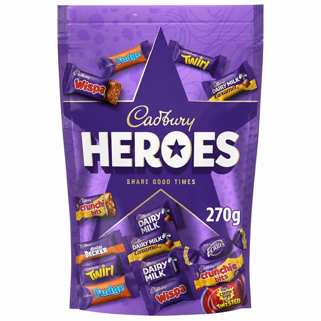 Cadbury Heroes Chocolate Pouch 270g