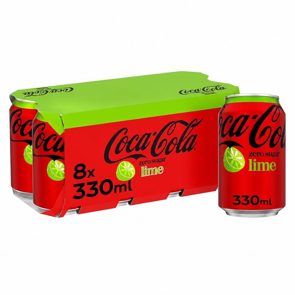 Coca-Cola Zero Sugar Lime 8 x 330ml
