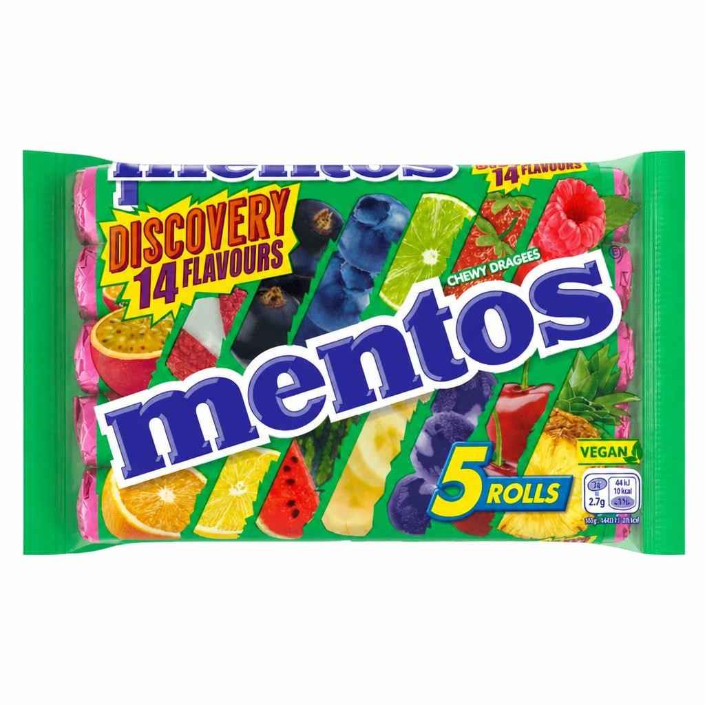 Mentos Discovery Chewy Dragees 5x37.5g