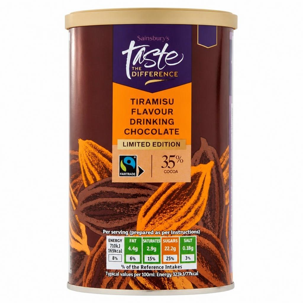 Sainsbury's Tiramisu Drinking Chocolate, Taste the Difference 300g