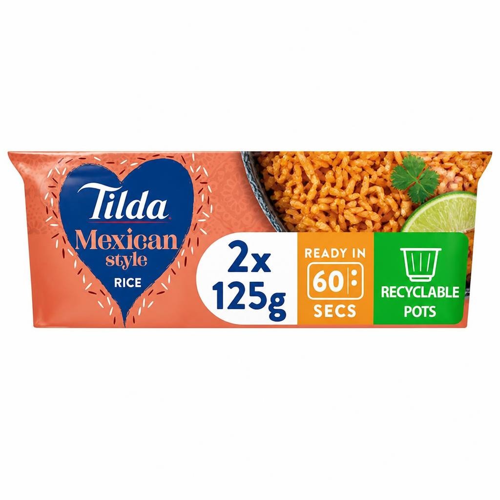 Tilda Mexican Style Rice 2x125g