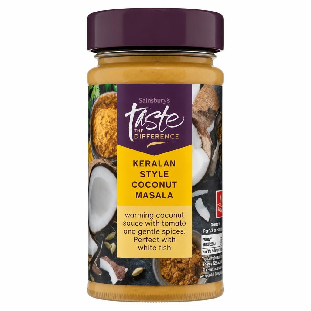 Sainsbury's Keralan Style Coconut Masala Curry Sauce, Taste the Difference 340g