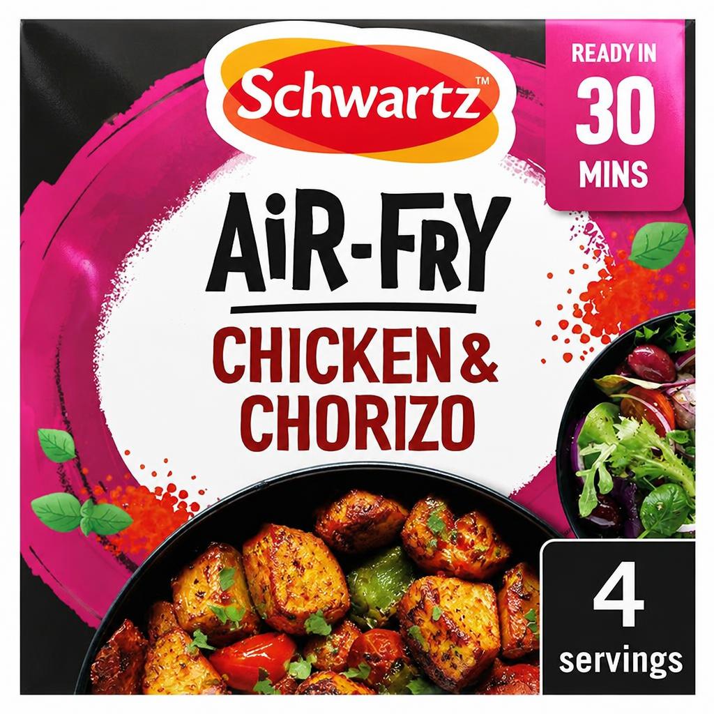Schwartz Air Fry Chicken & Chorizo Recipe Mix 30g