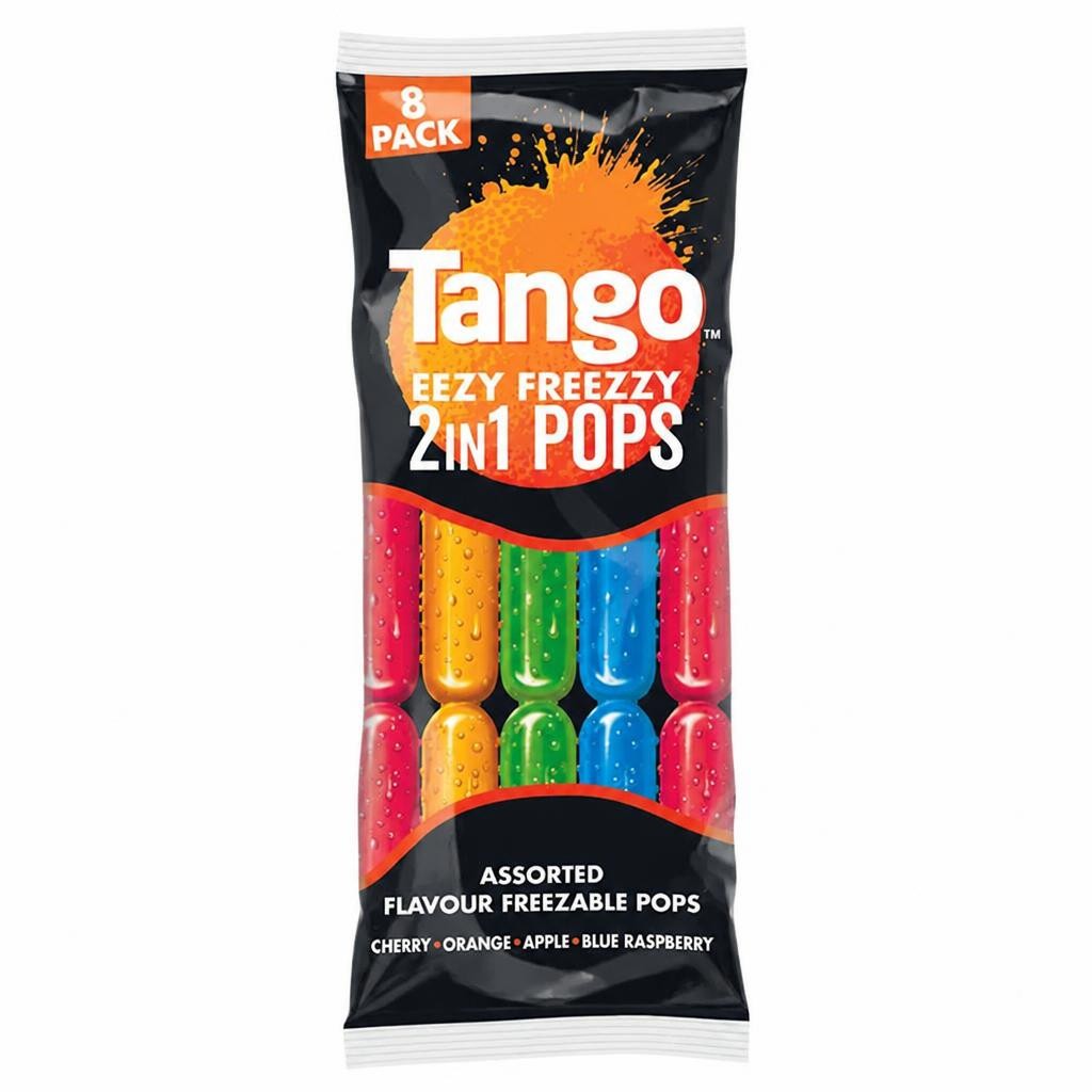 Tango Eezy Freezzy 2 in 1 Pops 8 x 75ml