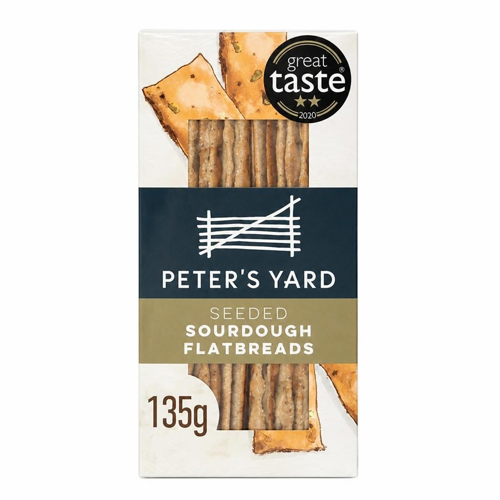 Peter's Yard Seeded Sourdough Flatbreads 135g