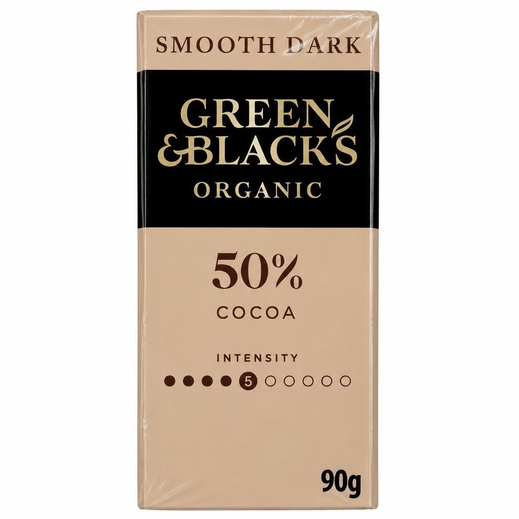 Green & Black's Organic Smooth Milk Chocolate Bar 90g