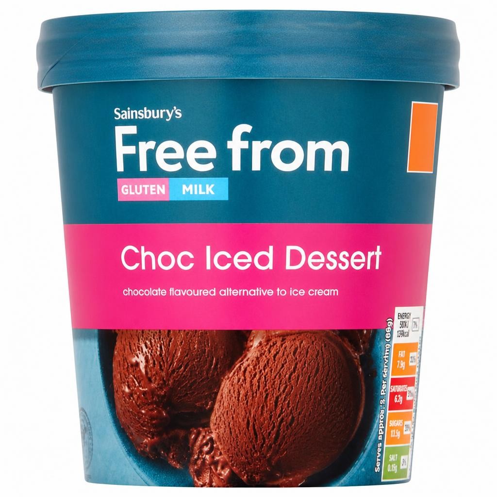 Sainsbury's Free From Choc Iced Dessert 330g