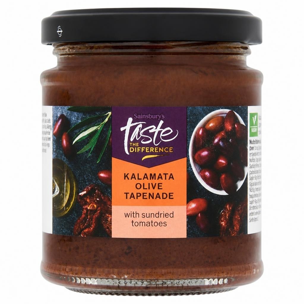 Sainsbury's Kalamata Olive Tapenade, Taste the Difference 170g