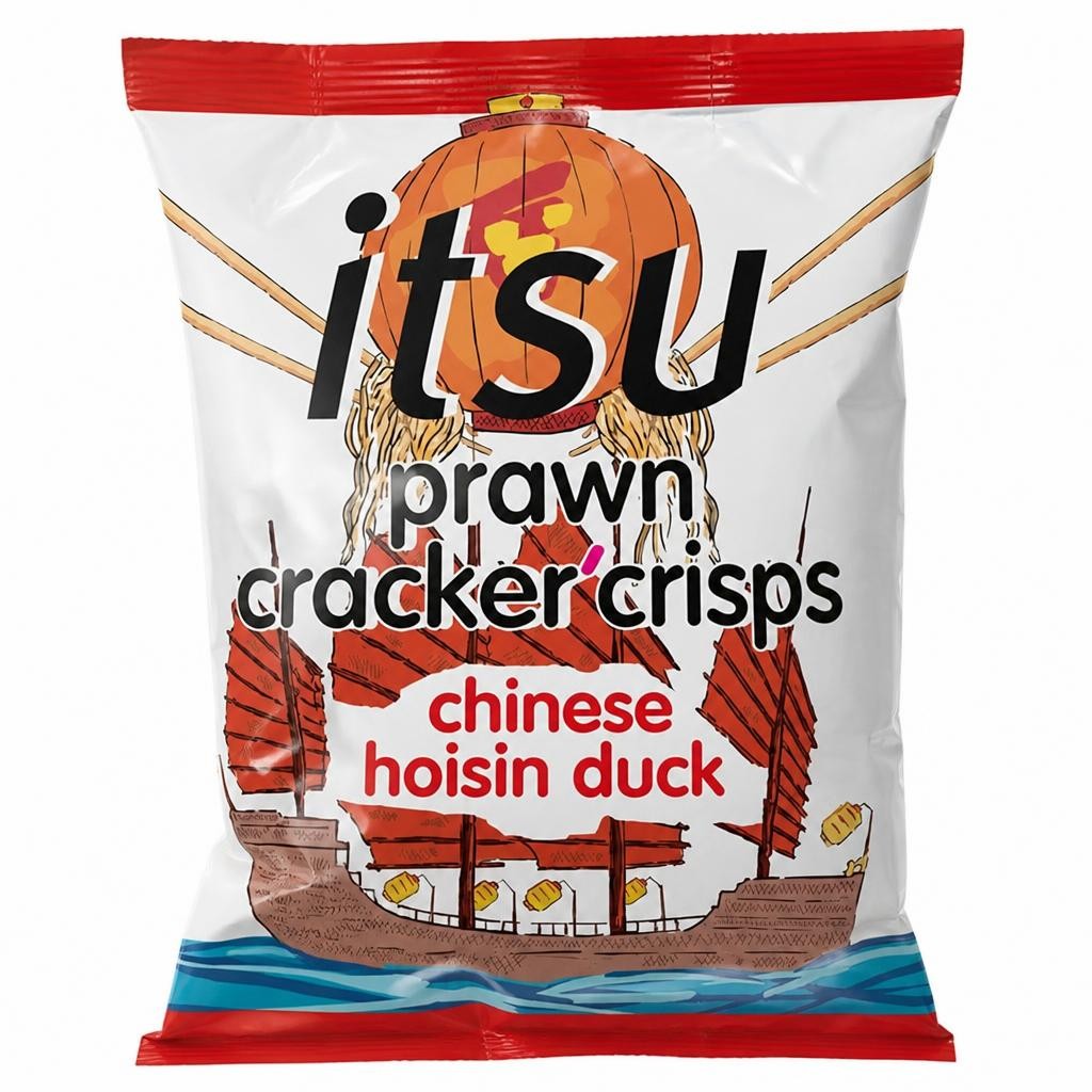 itsu Chinese Hoisin Prawn Cracker Crisps 60g