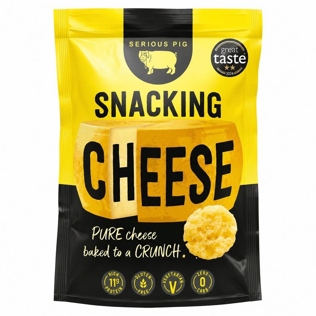 Serious Pig Crunchy Snacking Cheese 24g