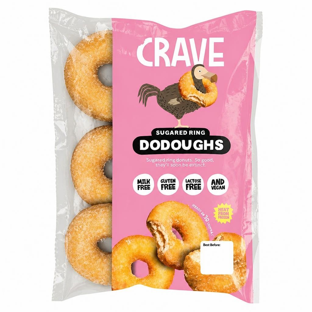 Crave Sugared Ring Dodoughs 215g