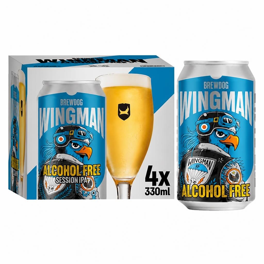 BrewDog Wingman 0.5% Low Alcohol Session IPA 4 x 330ml