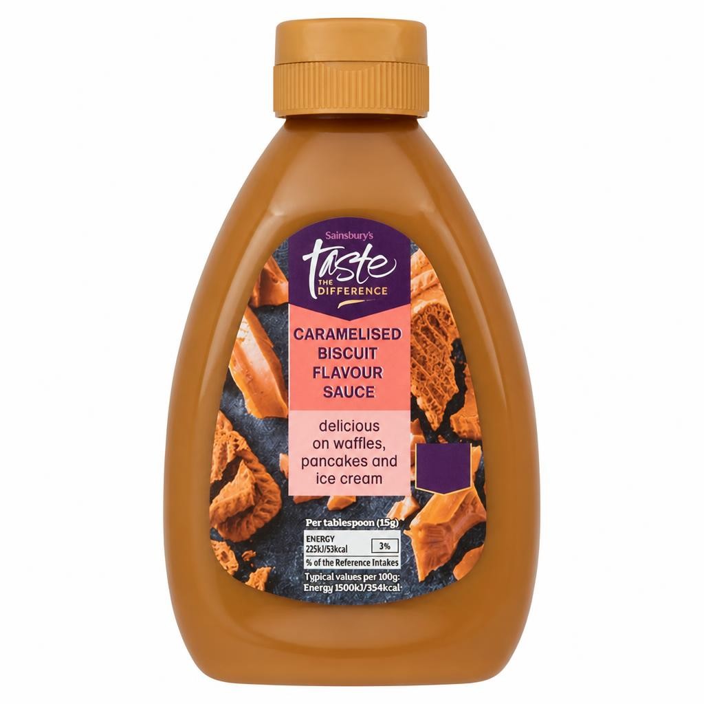 Sainsbury's Caramelised Biscuit Flavour Sauce, Taste the Difference 310g
