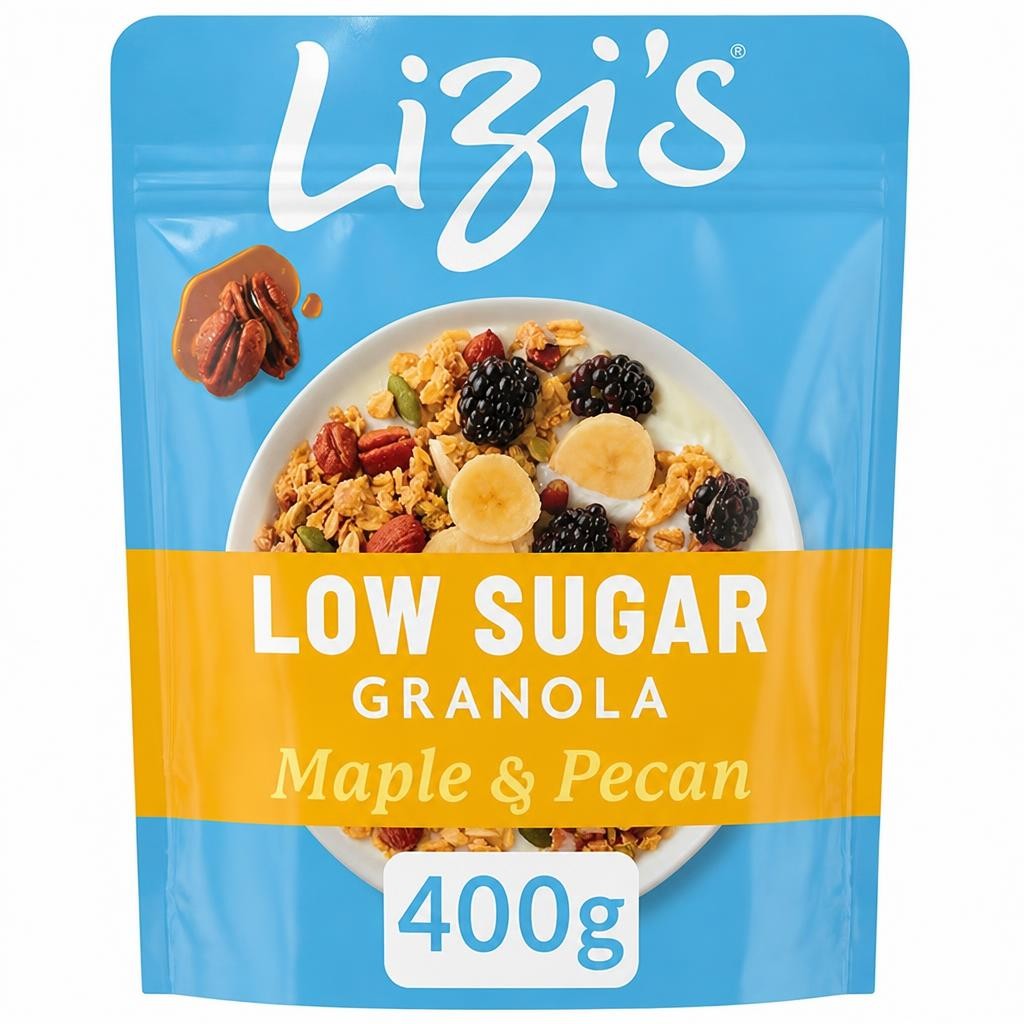 Lizi's Granola Low Sugar Maple & Pecan 400g