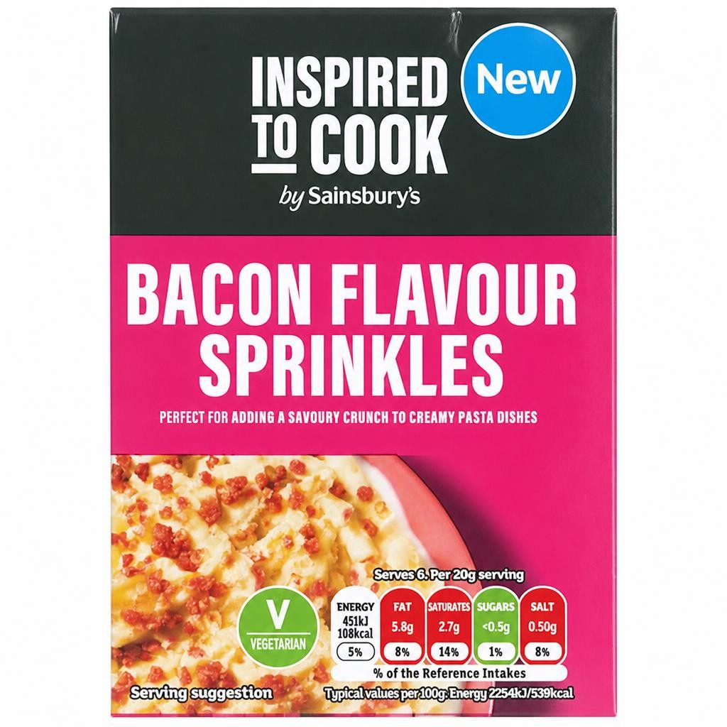 Sainsbury's Bacon Flavour Sprinkles, Inspired to Cook 120g