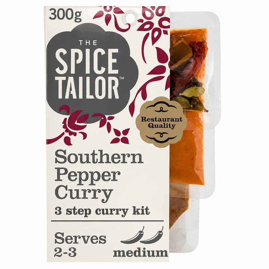 The Spice Tailor Southern Pepper Indian Curry Sauce Kit 300g