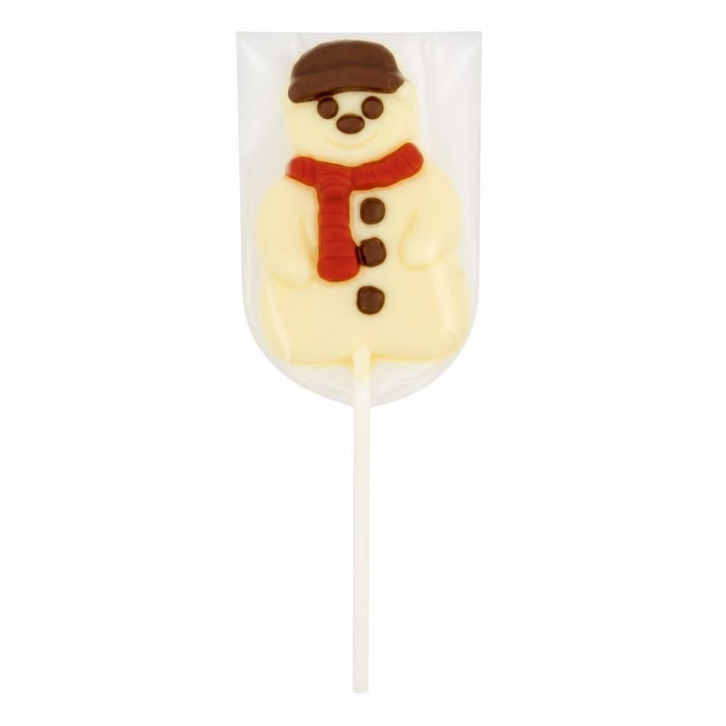 Sainsbury's Decorated Milk Chocolate Lollipop 28g (Design May Vary Santa, Snowman or Reindeer)