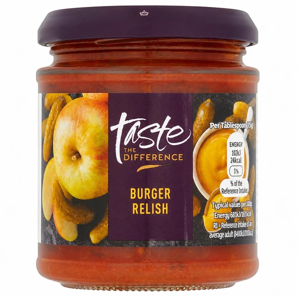 Sainsbury's Burger Relish, Taste the Difference 210g