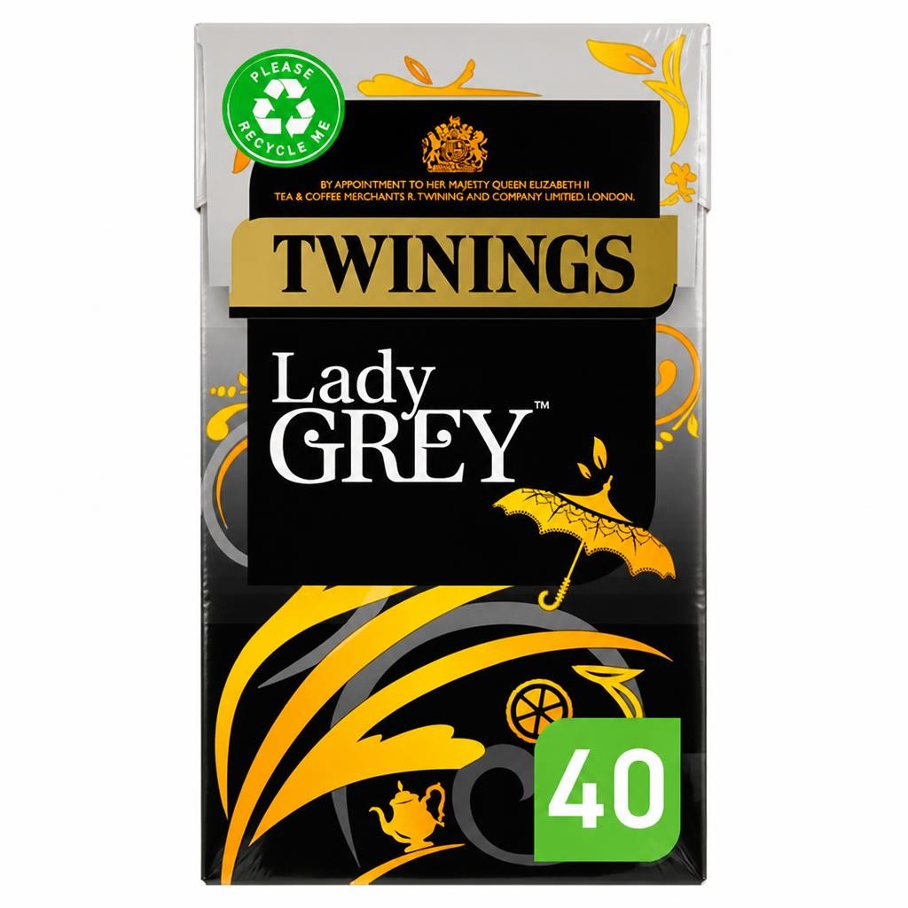 Twinings Lady Grey Plant Based Tea Bags x40 100g